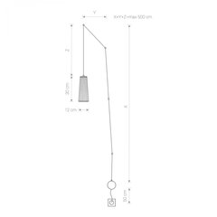 Nowodvorski sieninis šviestuvas Dover 9264 kaina ir informacija | Sieniniai šviestuvai | pigu.lt