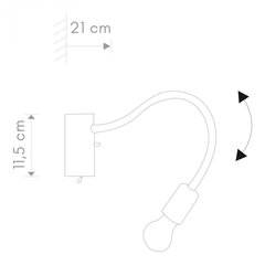 Nowodvorski настенный светильник Flex 9774 цена и информация | Настенные светильники | pigu.lt