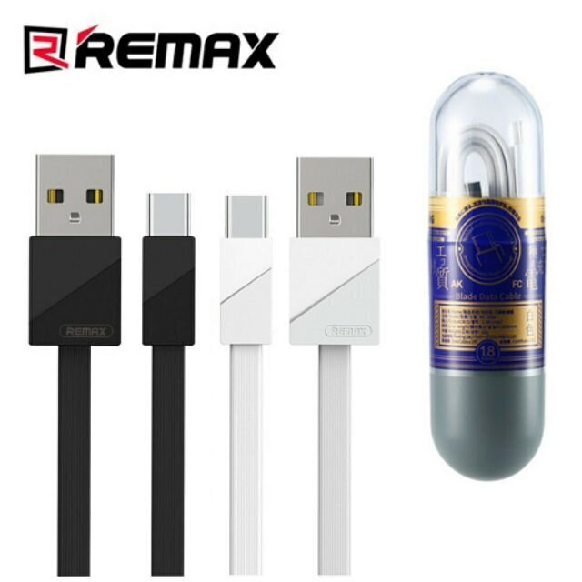 Laidas / kabelis "Remax" RC-105a, Type - C skirtas greitam telefono krovimui ir duomenų perdavimui, 1.8A, juoda цена и информация | Laidai telefonams | pigu.lt