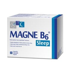 Maisto papildas Magne B6 sleep 30 kapsulių kaina ir informacija | Vitaminai, maisto papildai, preparatai gerai savijautai | pigu.lt