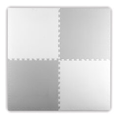Коврик-пазл Ricokids, 120 x 120 см, Белый/серый цена и информация | Развивающие коврики | pigu.lt