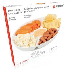 Сервировочная тарелка Alpina, 23 см цена и информация | Посуда, тарелки, обеденные сервизы | pigu.lt