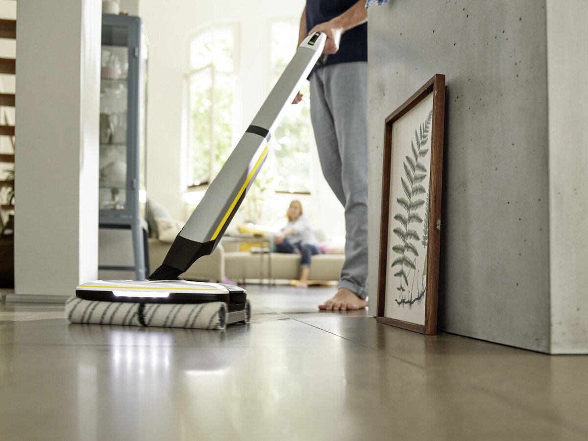 Karcher FC7 Cordless Premium White kaina ir informacija | Dulkių siurbliai-šluotos | pigu.lt