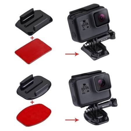 Puluz sporto kamerų tvirtinimo detalių rinkinys, suderinamas su Osmo Action / GoPro kameromis цена и информация | Priedai vaizdo kameroms | pigu.lt
