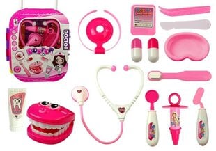 Daktaro rinkinys lagaminėlyje, rožinis kaina ir informacija | Žaislai mergaitėms | pigu.lt