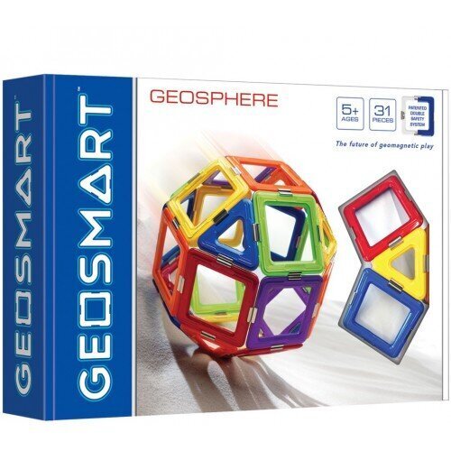 Magnetinis konstruktorius GeoSmart GeoSphere 31 vnt kaina ir informacija | Konstruktoriai ir kaladėlės | pigu.lt