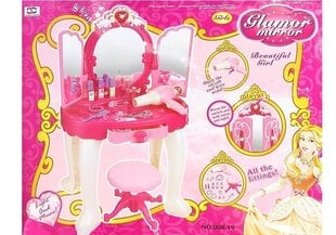 Vaikiškas grožio staliukas su kėdute "Princesė" kaina ir informacija | Žaislai mergaitėms | pigu.lt