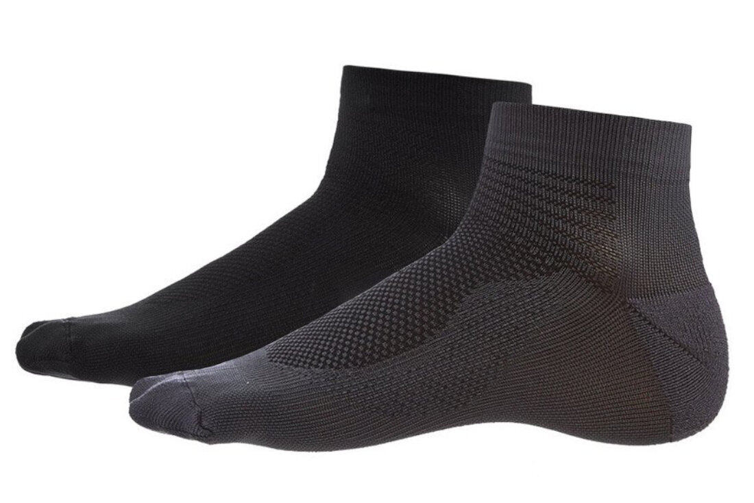 Kojinės vyrams Asics 2PPK Ultra Lightweight Quarter Sock, juodos kaina ir informacija | Vyriškos kojinės | pigu.lt