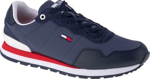 Спортивные ботинки мужские Tommy Hilfiger Jeans Lifestyle Mix Runner EM0EM00578, синие цена и информация | Кроссовки мужские | pigu.lt