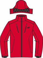 Мужская куртка 4F H4Z20-KUMN005, красная цена и информация | Мужские куртки | pigu.lt
