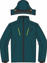 Мужская лыжная куртка 4F H4Z20 KUMN005, зеленая цена и информация | 4F Мужская одежда | pigu.lt