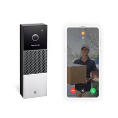 Умный видео дверной звонок Netatmo NDB-EC Smart Video Doorbell цена и информация | Домофоны | pigu.lt