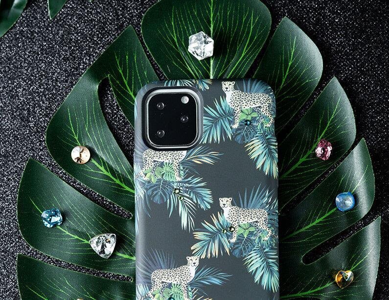 Dėklas telefonui Kingxbar Forest with original Swarovski crystals dėklas  telefonui, iPhone 11, žibuoklės, iPhone 11 kaina | pigu.lt