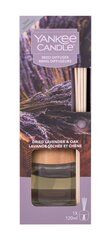 Namų kvapas su lazdelėmis Yankee Candle Dried Lavender & Oak, 120 ml kaina ir informacija | Namų kvapai | pigu.lt