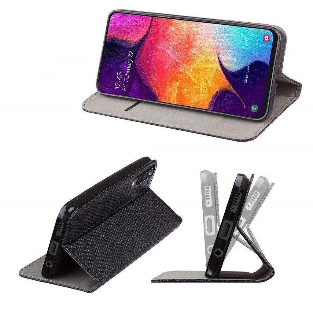 „Fusion“ magneto dėklas, skirtas „Samsung A505 / A307 / A507 Galaxy A50 / A30s / A50s Black“ kaina ir informacija | Telefono dėklai | pigu.lt