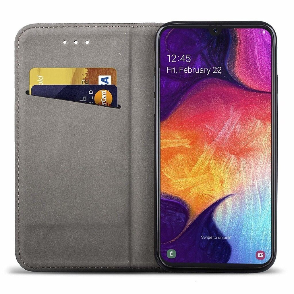 „Fusion“ magneto dėklas, skirtas „Samsung A505 / A307 / A507 Galaxy A50 / A30s / A50s Black“ kaina ir informacija | Telefono dėklai | pigu.lt