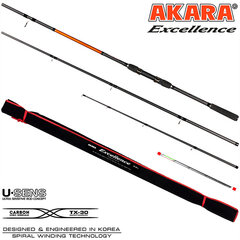 Донная удочка Akara Excellence Feeder 4.20 м 90-120-150 г цена и информация | Удочки, подставки и держатели | pigu.lt