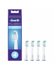 Oral-B Pulsonic Clean SR32-4 kaina ir informacija | Elektrinių dantų šepetėlių antgaliai | pigu.lt