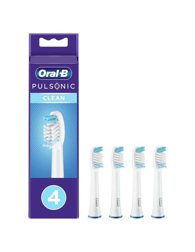 Oral-B Pulsonic Clean SR32-4 kaina ir informacija | Elektrinių dantų šepetėlių antgaliai | pigu.lt