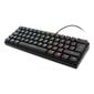 Deltaco Gaming klaviatūra 60% mechaninė, rudi jungikliai, USB, RGB, Šiaurės šalių цена и информация | Klaviatūros | pigu.lt