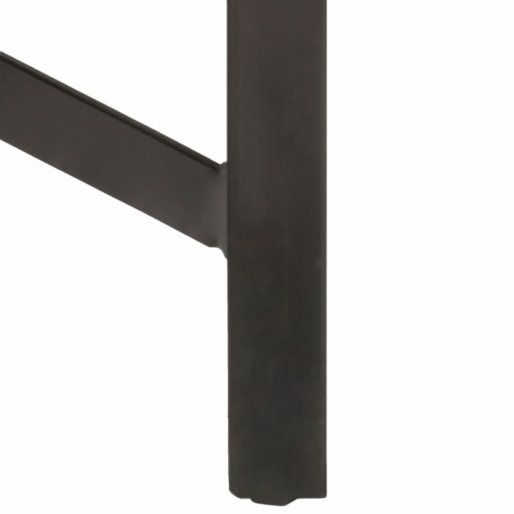 Baro staliukas, 60x60x107 cm, rudas kaina ir informacija | Virtuvės ir valgomojo stalai, staliukai | pigu.lt