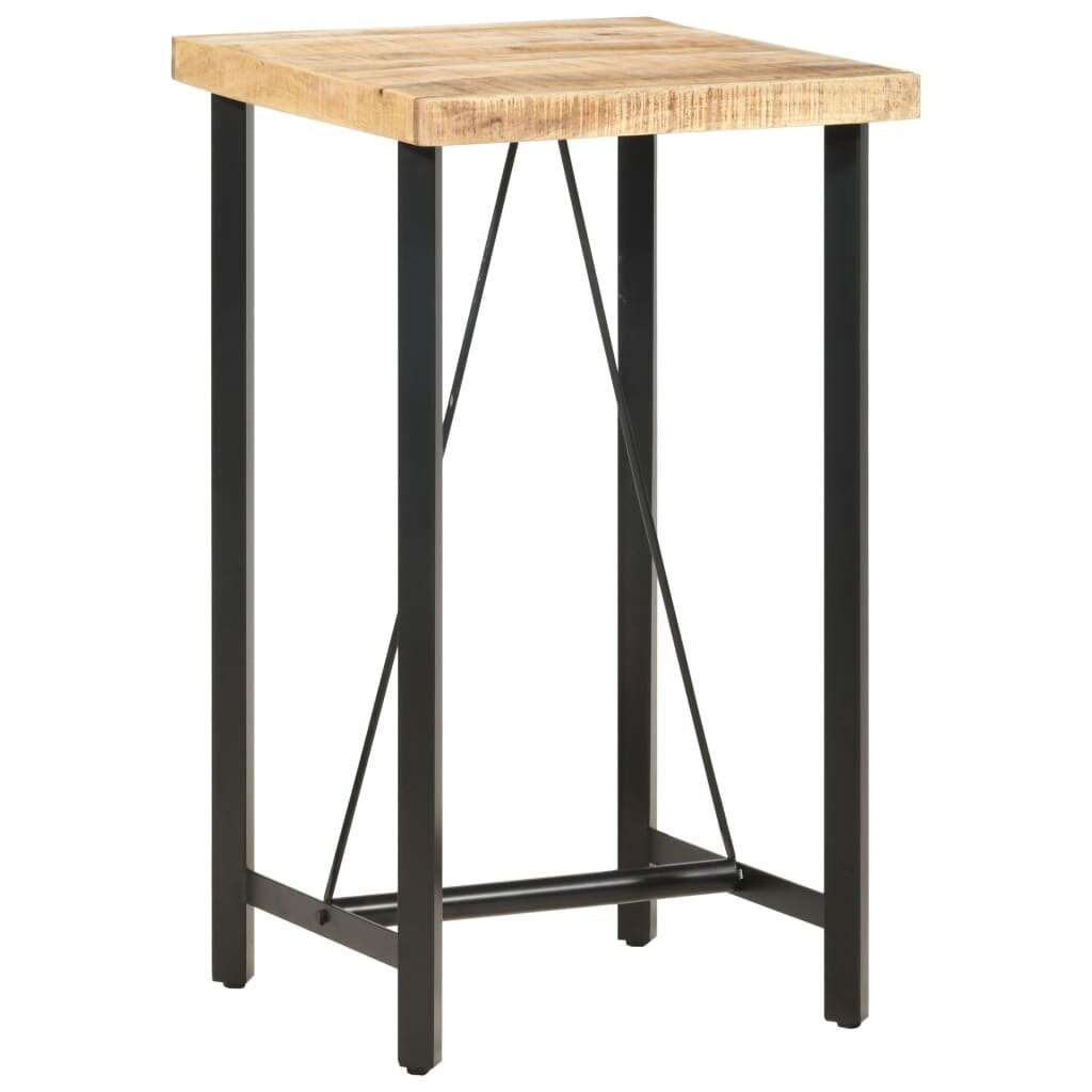 Baro staliukas, 60x60x107 cm, rudas kaina ir informacija | Virtuvės ir valgomojo stalai, staliukai | pigu.lt