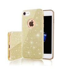 Glitter 3in1 case for Samsung A51 gold цена и информация | Чехлы для телефонов | pigu.lt