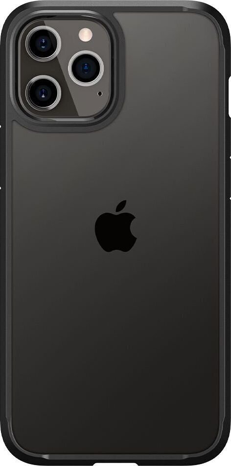 Spigen ACS01703, skirtas iPhone 12/12 Pro, juodas kaina ir informacija | Telefono dėklai | pigu.lt