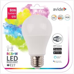 LED lemputė Avide Smart WiFi 9W RGB E27 806lm kaina ir informacija | Elektros lemputės | pigu.lt