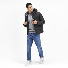 Laisvalaikio striukė vyrams Puma Essentials 400 Down Hooded Jacket 58002201, juoda kaina ir informacija | Vyriškos striukės | pigu.lt