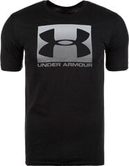 Marškinėliai vyrams Under Armour Ua Boxed Sportsyle SS, juodi kaina ir informacija | Vyriški marškinėliai | pigu.lt