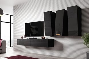 Секция Cama Meble Vigo Slant 1, черная цена и информация | Cama Meble Мебель и домашний интерьер | pigu.lt