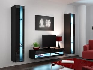 Sekcija Cama Meble Vigo New12, juoda kaina ir informacija | Cama Meble Baldai ir namų interjeras | pigu.lt