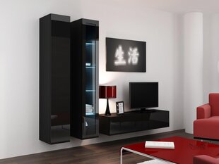 Секция Cama Meble Vigo10, черная цена и информация | Секции | pigu.lt