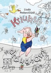 Spalvinimo knygelė Kriuksis Draugnoris цена и информация | Книжки - раскраски | pigu.lt