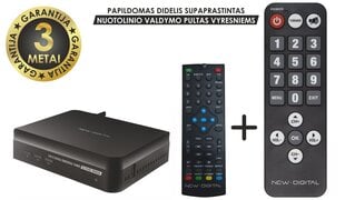 New DIigital STB DVB-T2 01HD Senior цена и информация | ТВ-приемники, тюнеры | pigu.lt