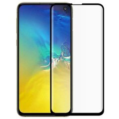 Защитное стекло Fusion Full Glue 5D Tempered Glass для Samsung G970 Galaxy S10e, черное цена и информация | Защитные пленки для телефонов | pigu.lt