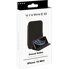 Vivanco чехол iPhone 12 Wallet (61803) цена и информация | Чехлы для телефонов | pigu.lt