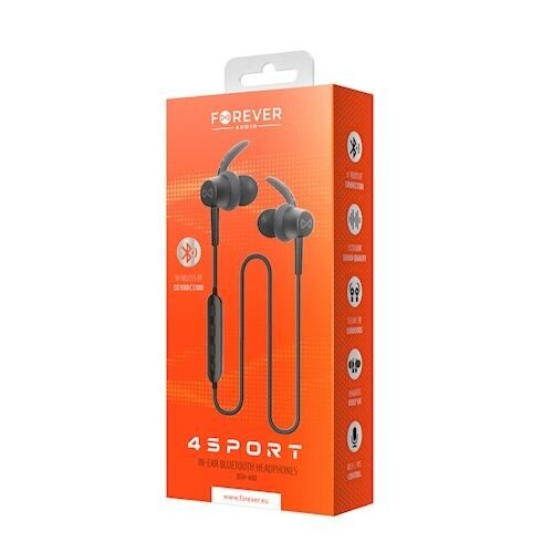 Forever       Bluetooth Earphones Forever 4Sport BSH-400    Black kaina ir informacija | Ausinės | pigu.lt