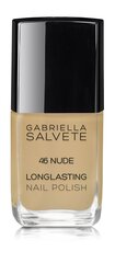 Лак для ногтей Gabriella Salvete Longlasting Enamel, 11 мл, 46 Nude цена и информация | Лаки, укрепители для ногтей | pigu.lt