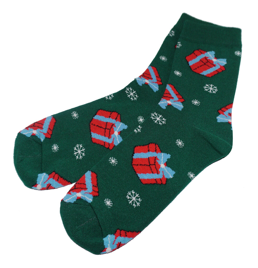 Vyriškos kojinės Kalėdinės dovanos, žalios kaina ir informacija | Vyriškos kojinės | pigu.lt
