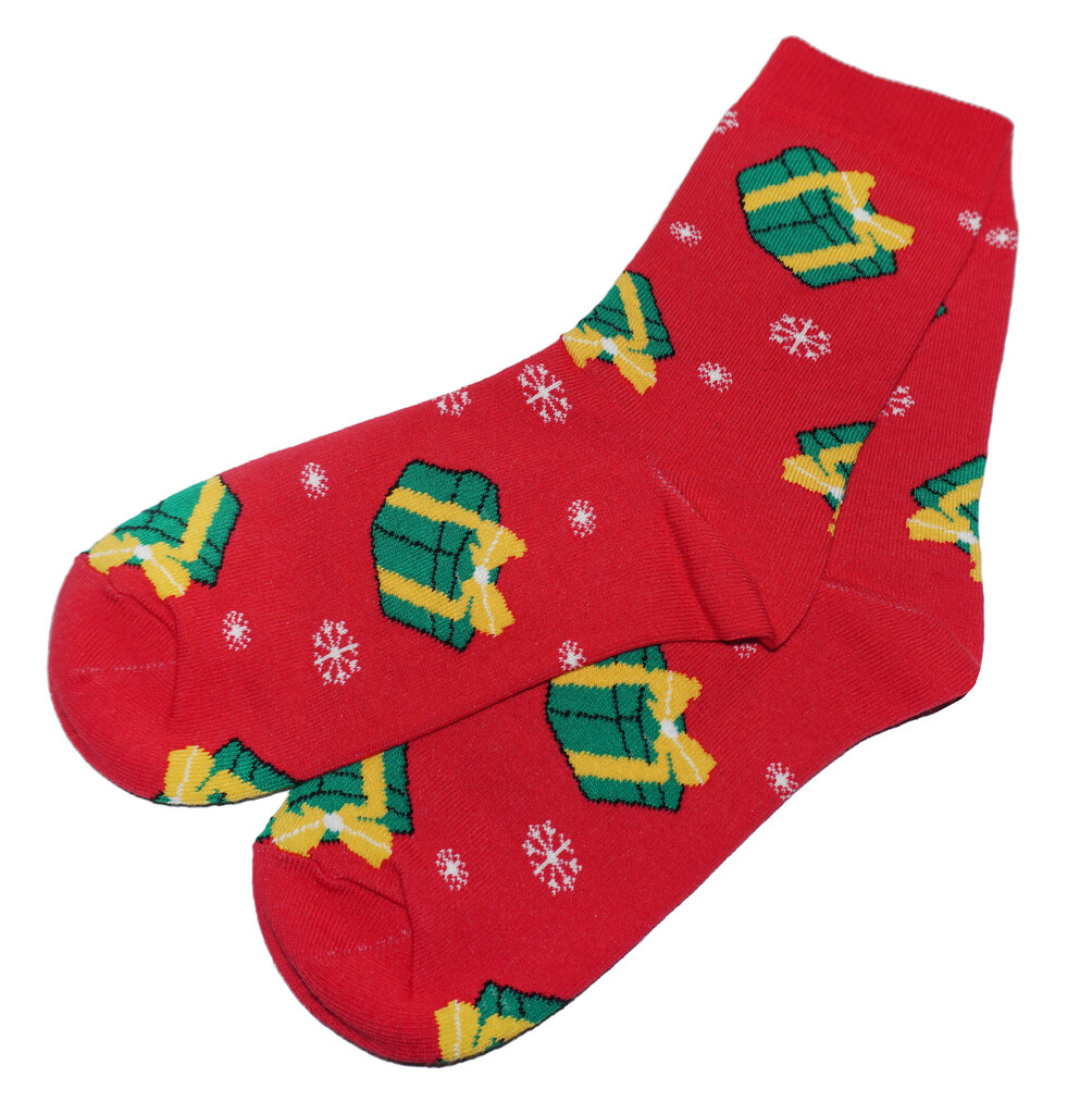 Vyriškos kojinės Kalėdinės dovanos, raudonos kaina ir informacija | Vyriškos kojinės | pigu.lt