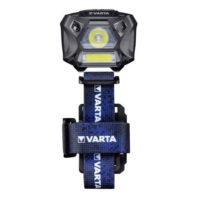 Žibintas ant galvos Varta H20 SENSOR 4.8W+3W COB 3xAAA kaina ir informacija | Žibintuvėliai, prožektoriai | pigu.lt