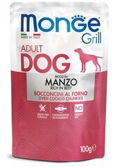 Monge Grill Dog Pouches konservai šunims su Jautiena 100g цена и информация | Консервы для собак | pigu.lt