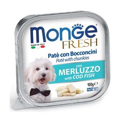 Monge Fresh paštetas ir gabalėliai suaugusiems šunims su Menke 100g kaina ir informacija | Konservai šunims | pigu.lt