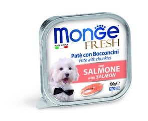 Monge Fresh šunims su lašiša, 100g цена и информация | Консервы для собак | pigu.lt