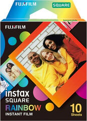 Fujifilm Instax Square 1x10 Rainbow цена и информация | Аксессуары для фотоаппаратов | pigu.lt