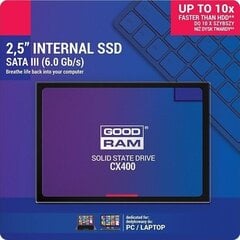 Внутренний жесткий диск GoodRam SSDPR-CX400-128-G2 цена и информация | Внутренние жёсткие диски (HDD, SSD, Hybrid) | pigu.lt