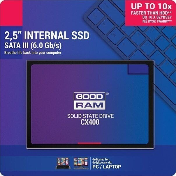 GoodRam SSDPR-CX400-128-G2 kaina ir informacija | Vidiniai kietieji diskai (HDD, SSD, Hybrid) | pigu.lt