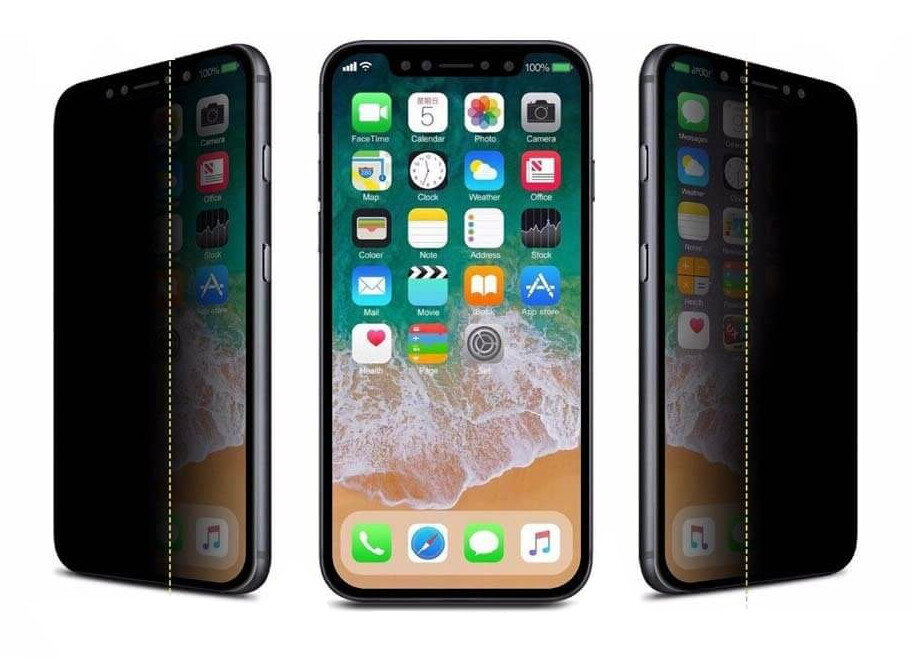 LCD apsauginis stikliukas Full Privacy Apple iPhone XS Max/11 Pro Max juodas цена и информация | Apsauginės plėvelės telefonams | pigu.lt